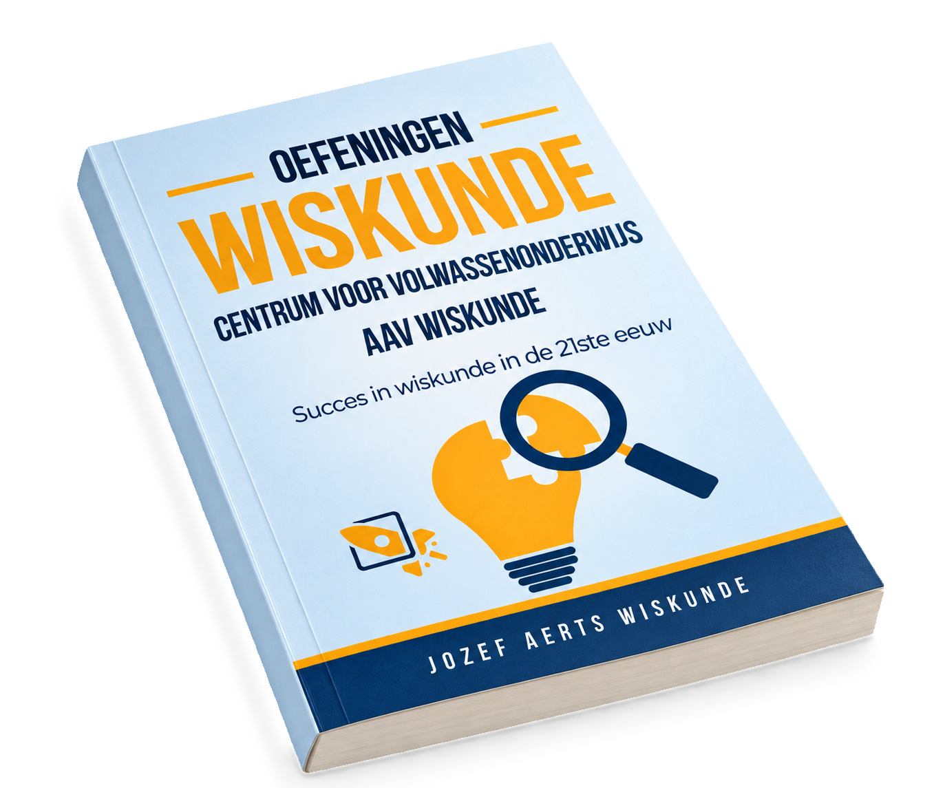 Wiskunde-oefenboek AAV van Jozef Aerts voor het centrum voor volwassenenonderwijs